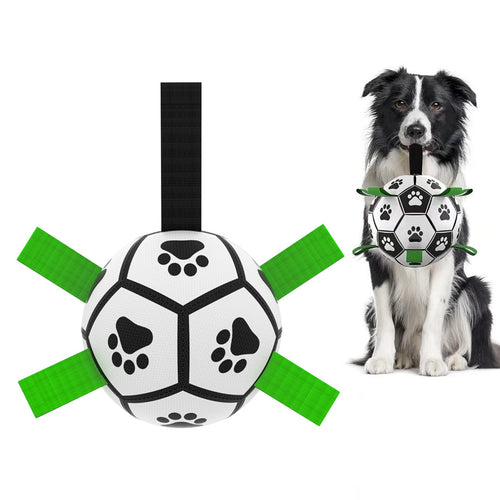Interactive Dog Soccer Ball Inflated Training
