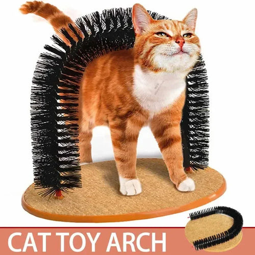 🐱 Self Grooming Cat Brush Arch
