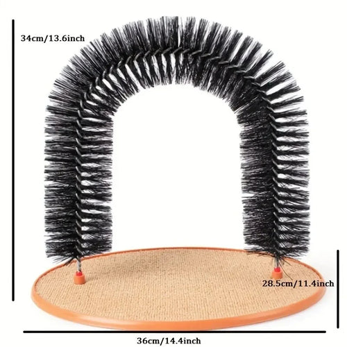 🐱 Self Grooming Cat Brush Arch